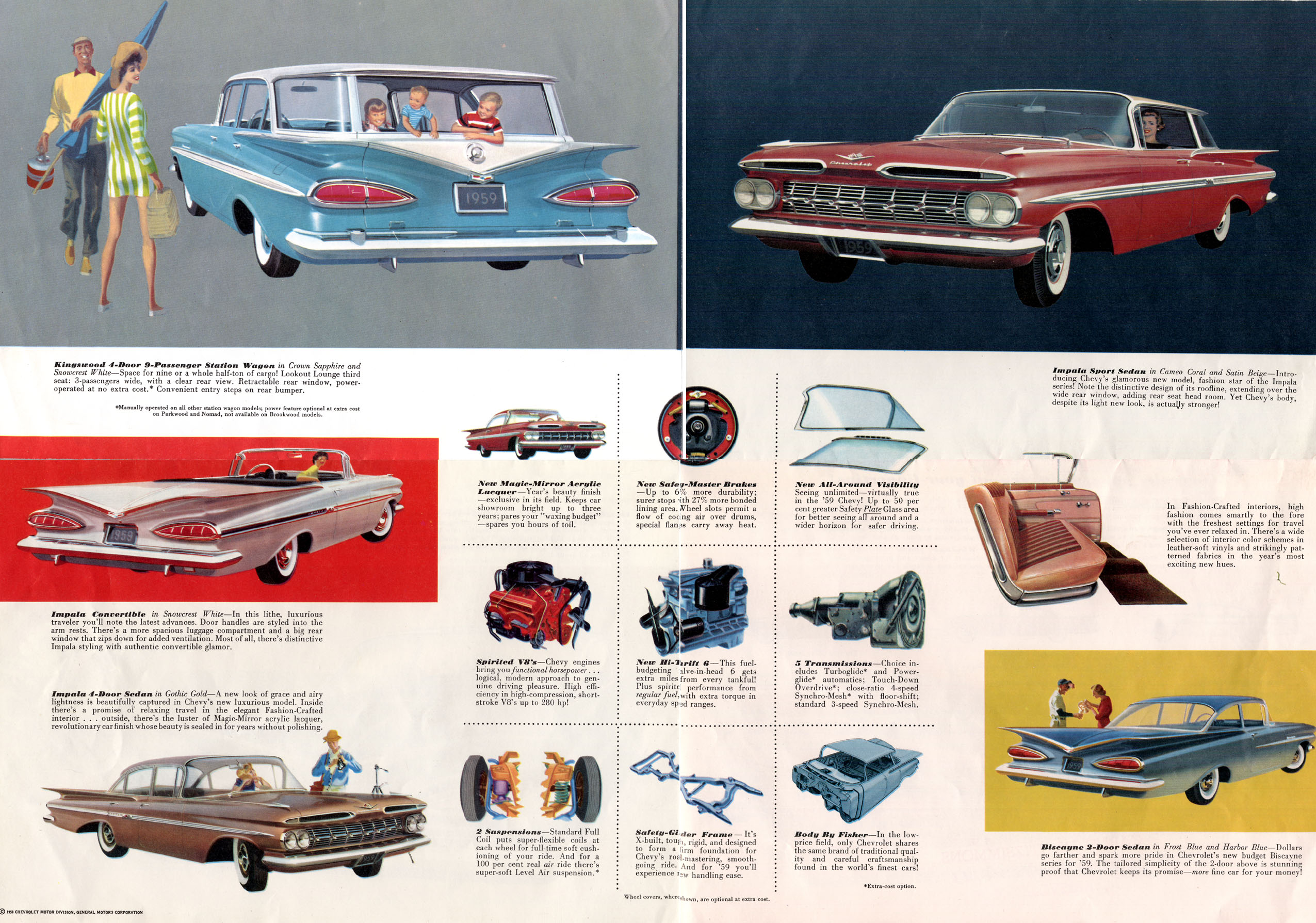 1959 Chevrolet Foldout Page 3